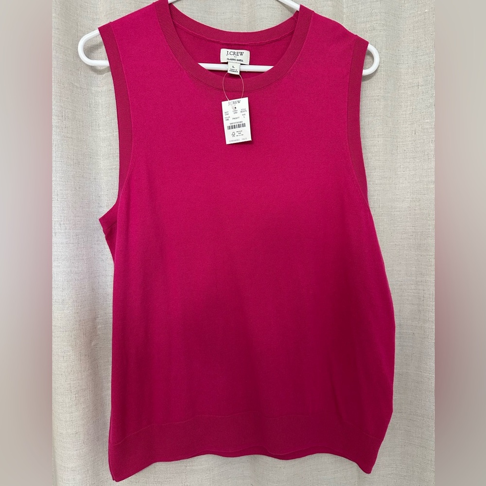 NWT J. Crew Factory Women's Classic Sweater Shell